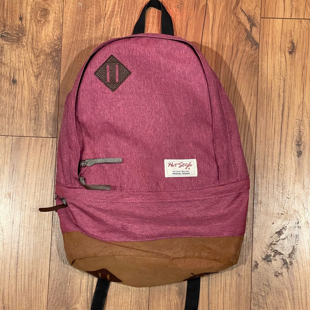 Hotstyle hot pink backpack water resistant fabric